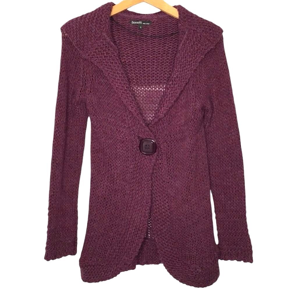 Beverly Purple Women's Cardigan Sweater